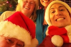 Christmas 2015 Ann, Kelley, Casey, Virginia (clockwise)