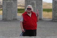 At Washington's Stonehenge - along the Columbia River - 2015
