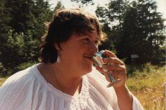 Virginia at Kelley's Christening 1989